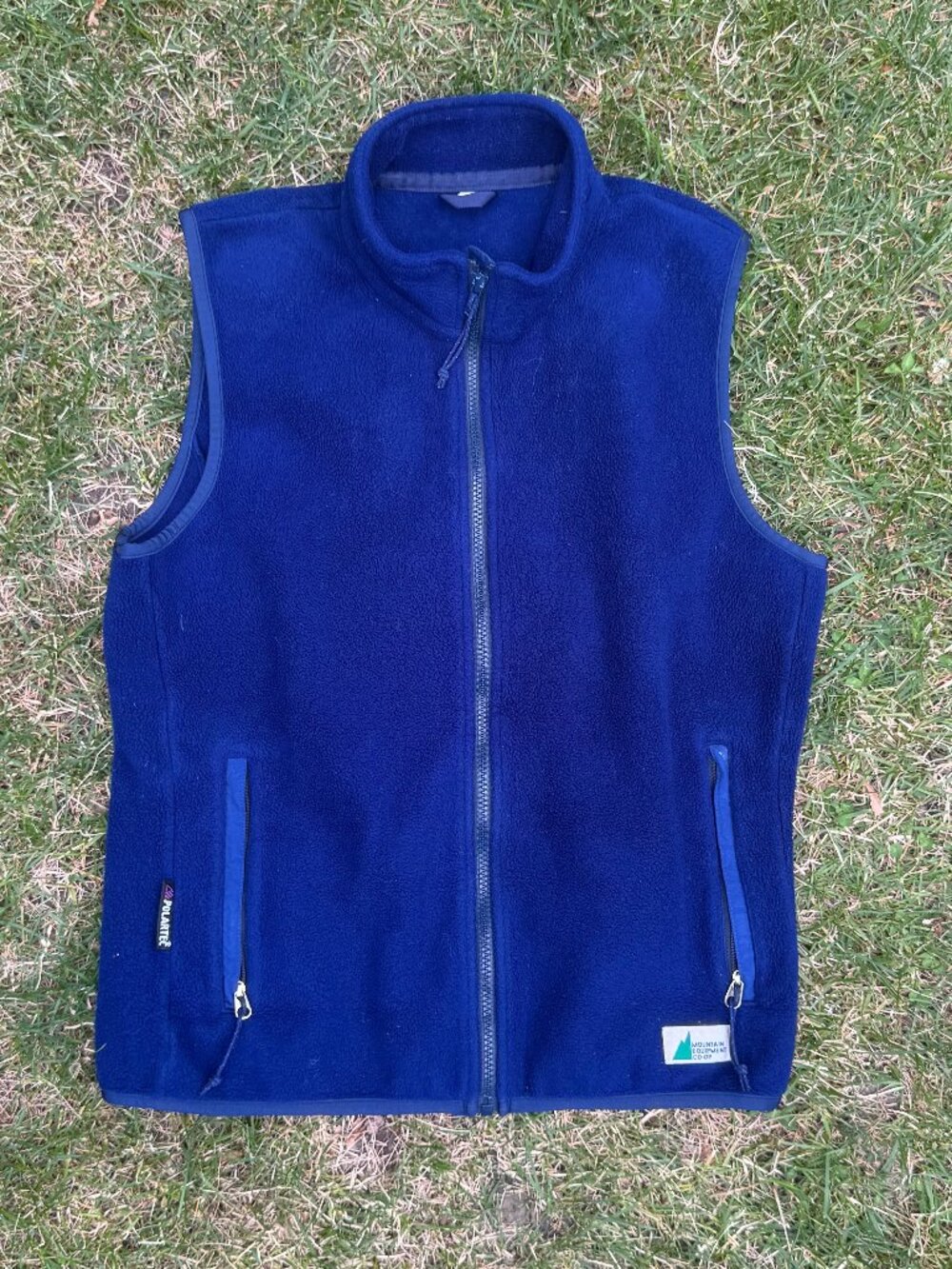 MEC - Vintage Made in Canada Polartec Fleece Vest (Men's) - Blue